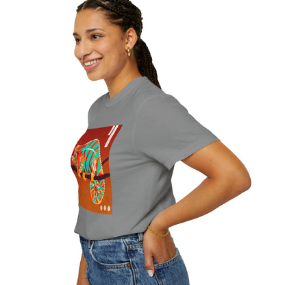 Vibrant Chameleon T-Shirt | Eco-friendly Fashion Tee, Unisex Graphic Tee, Animal Lover Shirt, Gift for Nature Enthusiasts
