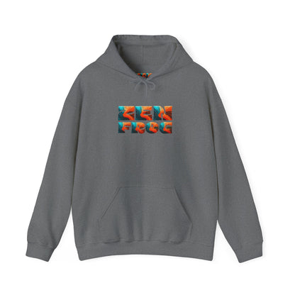 Zen Frog & Moon Unisex Hoodie, Cozy Sweatshirt for Relaxation, Gifts for Nature Lovers, Festival Wear, Everyday Comfort