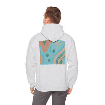 Chic Abstract Art Hoodie for Comfort & Style, Unisex Pullover, Cozy Sweatshirt, Trendy Gift for Art Lovers, Casual Outfit Must-Have