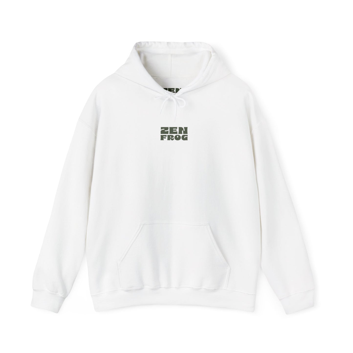 Zen Frog Unisex Hoodie | Relaxed Fashion, Cozy Sweatshirt, Unique Gift, Chill Vibes, Spring and Summer Style