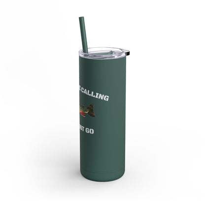 Fishing Lover's 20oz Tumbler - Perfect for Outdoors, Travel, Gifts, Father's Day, Camping, and More!