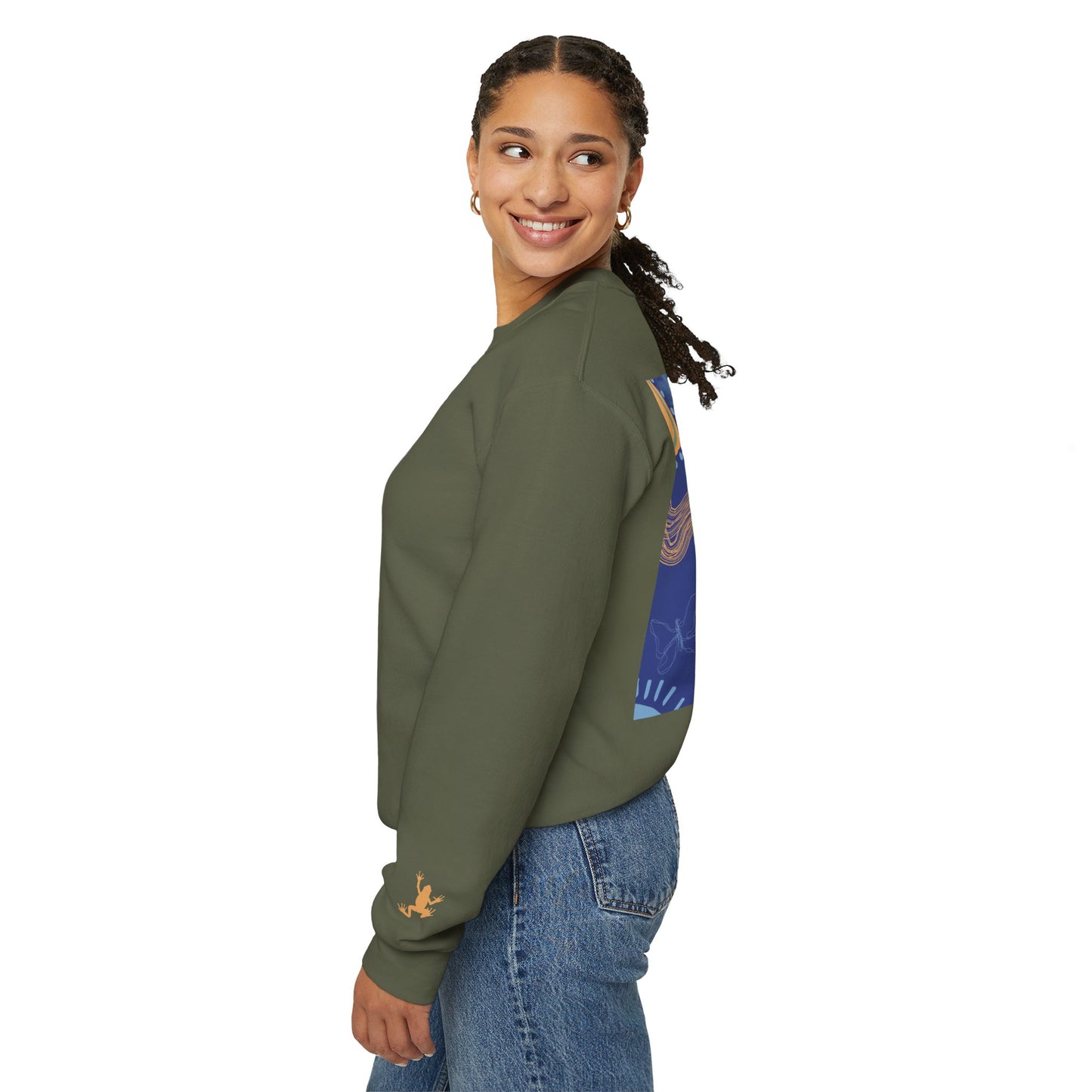 Vibrant Unisex Crewneck Sweatshirt, Cozy Sweatshirt for All Seasons, Casual Wear, Art-Inspired Gift, Spring Fashion, Unisex Apparel