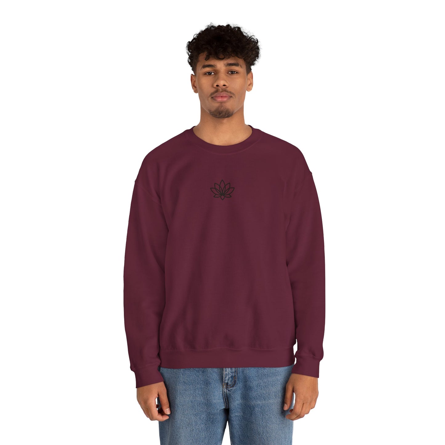Sunset Wave Unisex Heavy Blend™ Crewneck Sweatshirt | Cozy, Relaxed, Casual Wear, Gift for Her, Gift for Him, Yoga, Meditation