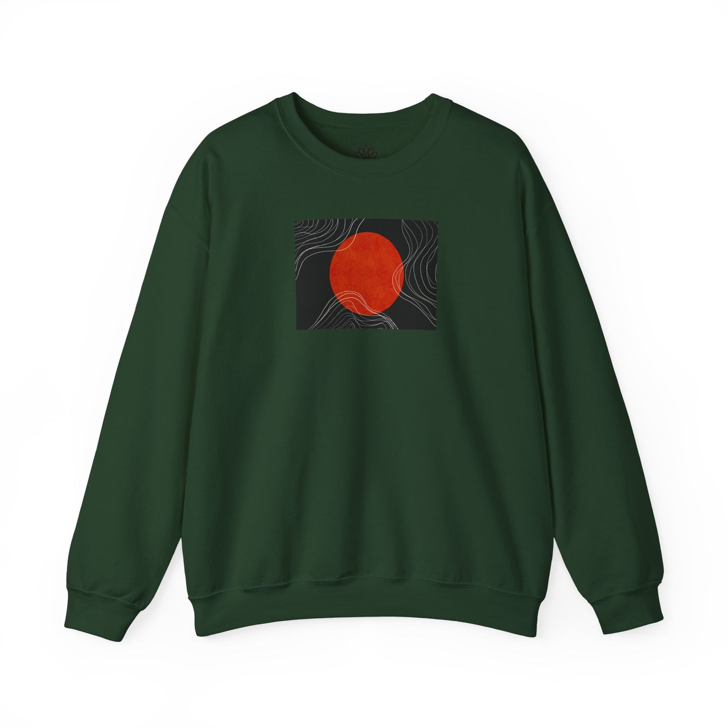 Minimalist Sunset Crewneck Sweatshirt, Cozy Unisex Sweater for Everyday Wear, Gift for Fall, Layering Essential