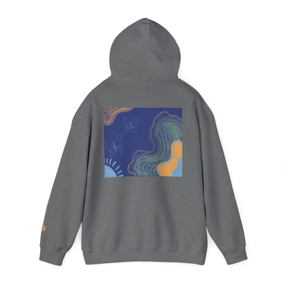 Unisex Heavy Blend™ Hooded Sweatshirt - Cozy Everyday Comfort, Perfect Gift for Nature Lovers and Art Enthusiasts