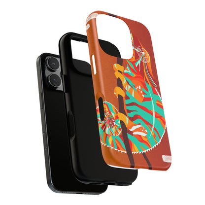 Chameleon Phone Case - Vibrant Artistic Design, Tough Cases for Animal Lovers, Unique Gift, Eco-Friendly Protection