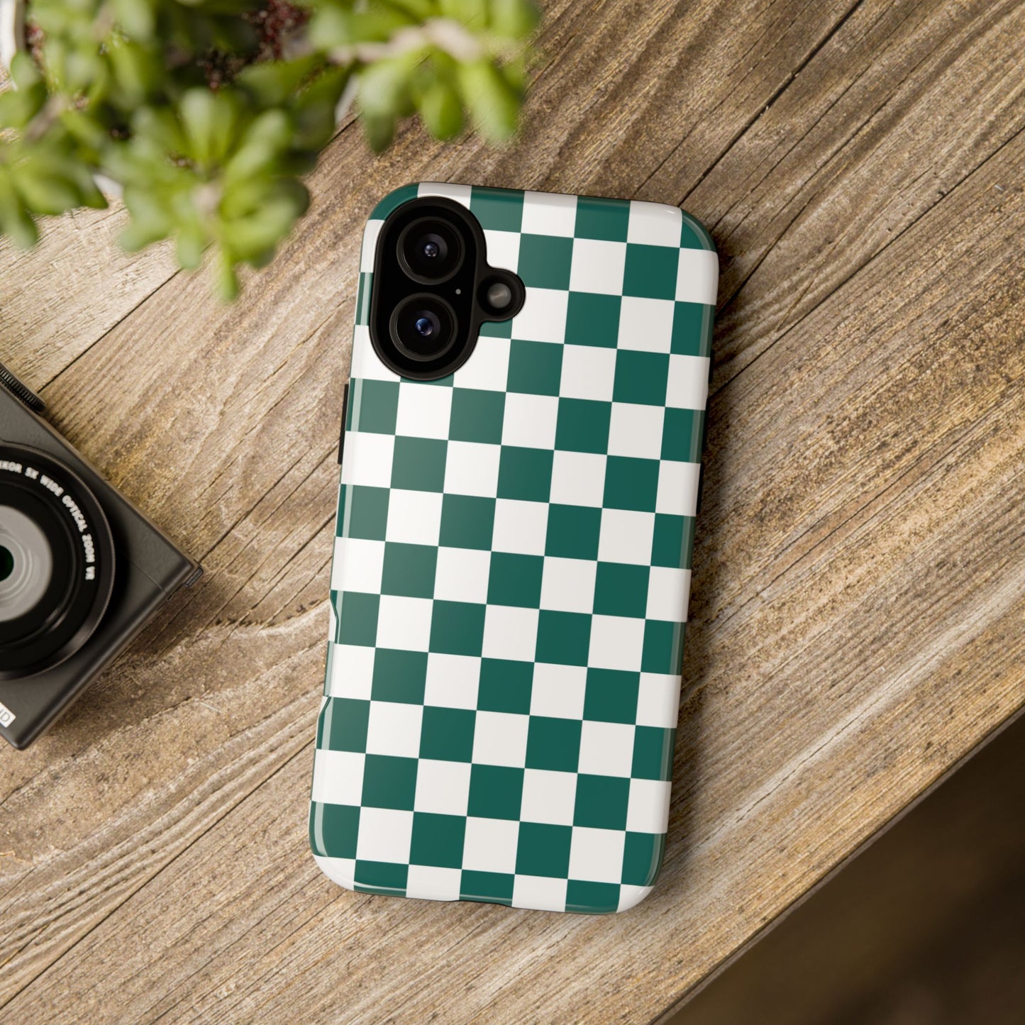 Stylish Checkered Phone Case, Protective Cover, Unique Gift, Trendy Accessory, Customizable Design, Ideal for All Ages