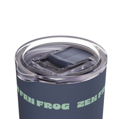 Zen Frog Skinny Tumbler, 20oz - Unique Drinkware for Nature Lovers, Eco-friendly Gift, Travel Cup, Summer Hydration, Stylish Reusable Cup