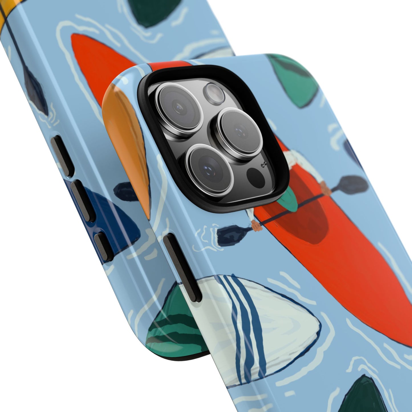 Kayak Phone Case - Tough Cases for Outdoor Enthusiasts, Birthday Gifts, Adventure Gear, Kayaking Accessories, Nature Lover Decor, Artsy Phone Cases