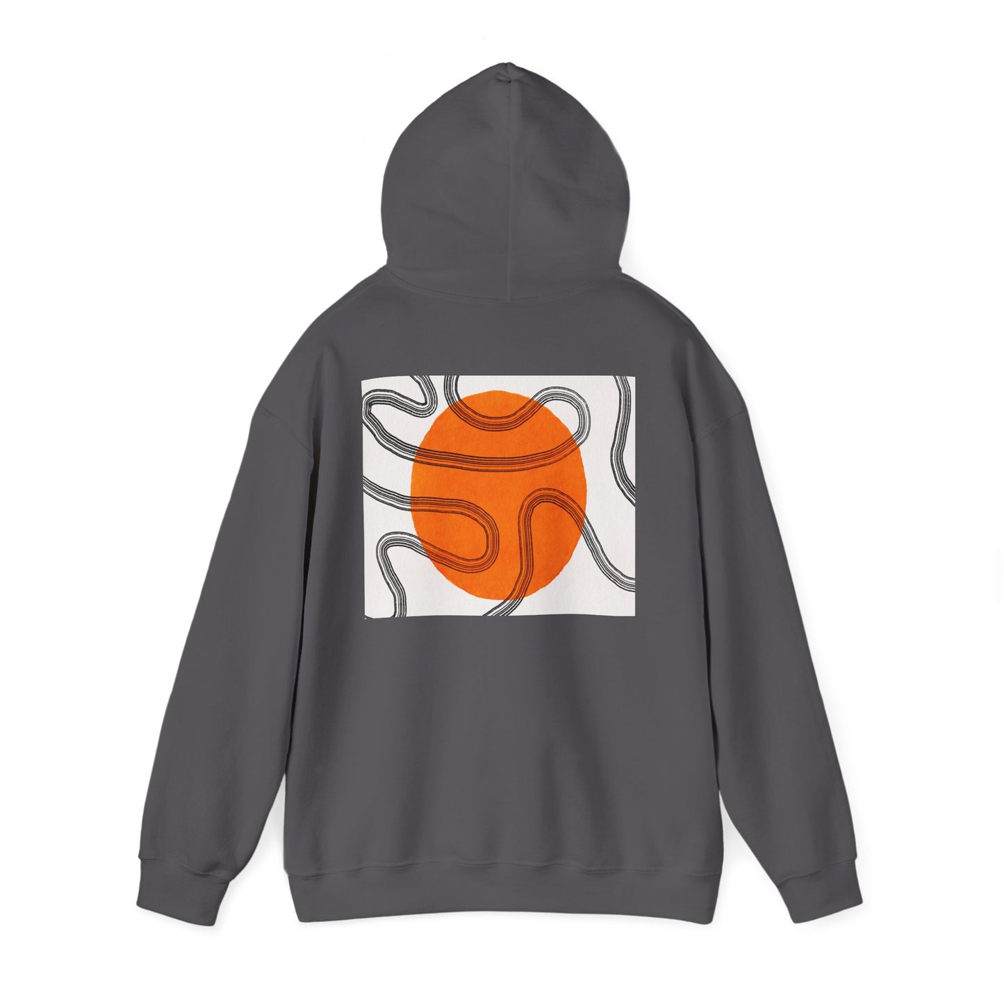 Lotus & Sun Graphic Hoodie - Cozy Unisex Sweatshirt, Trendy Casual Wear, Yoga Gift, Inspirational Apparel, Relaxed Style