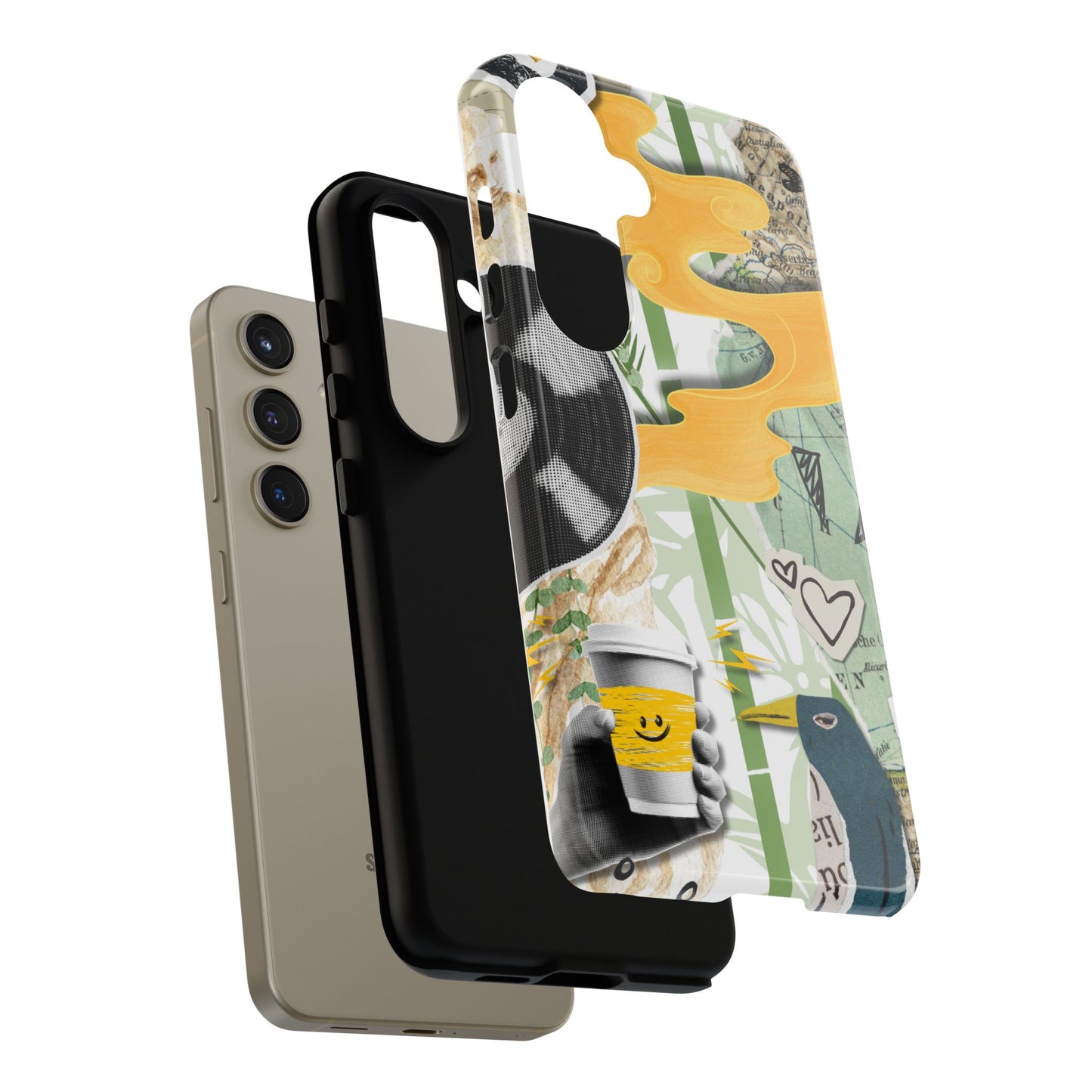 Artistic Phone Case, Unique Cell Phone Cover, Trendy Gifts for Music Lovers, Eco-Friendly Phone Accessory, Stylish Tech Gifts, Cool Cases, Unique Phone Cases