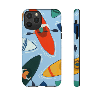 Kayak Phone Case - Tough Cases for Outdoor Enthusiasts, Birthday Gifts, Adventure Gear, Kayaking Accessories, Nature Lover Decor, Artsy Phone Cases