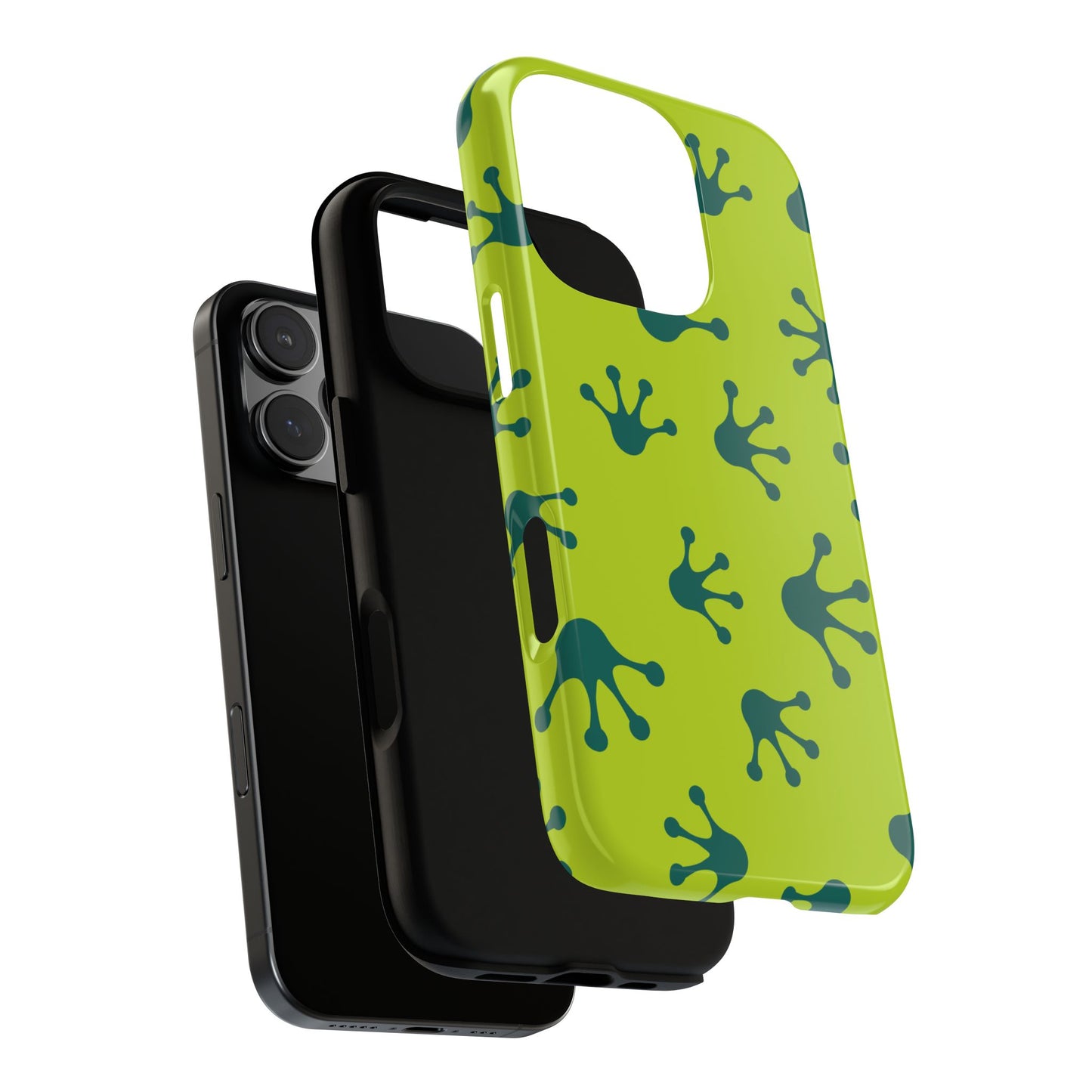 Frog Pattern Phone Case, Fun and Colorful Phone Cover, Durable Phone Protection, Gifts for Nature Lovers, Unique Accessory