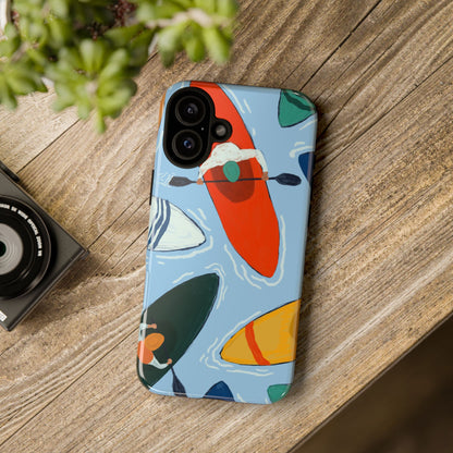 Kayak Phone Case - Tough Cases for Outdoor Enthusiasts, Birthday Gifts, Adventure Gear, Kayaking Accessories, Nature Lover Decor, Artsy Phone Cases