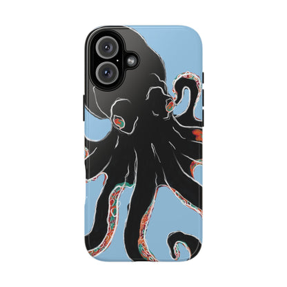 Octopus Tough Phone Case, Sea Creature Design, Ocean Lover Gift, Unique Phone Cover, Underwater Artwork