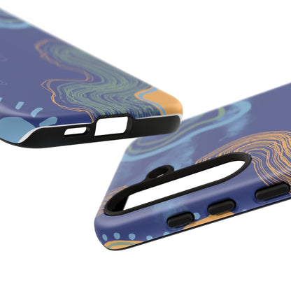 Artistic Phone Case, Abstract Phone Cover, Gift for Her, Modern Design, Boho Phone Case, Unique Phone Accessories