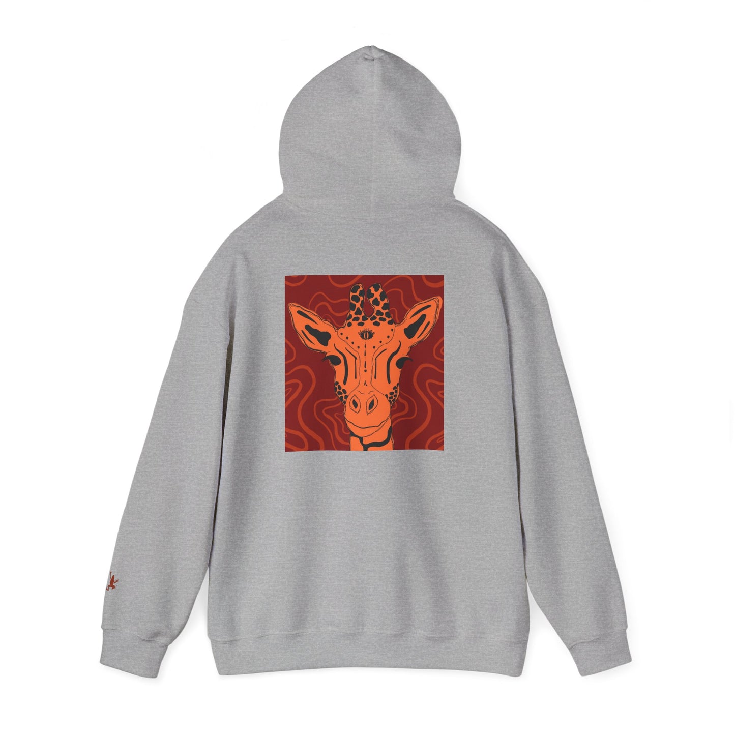 Artistic Giraffe Hoodie - Cozy Unisex Sweatshirt for Animal Lovers, Unique Gift for Birthdays, Holidays, & Casual Wear