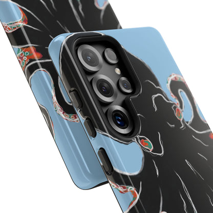 Octopus Tough Phone Case, Sea Creature Design, Ocean Lover Gift, Unique Phone Cover, Underwater Artwork