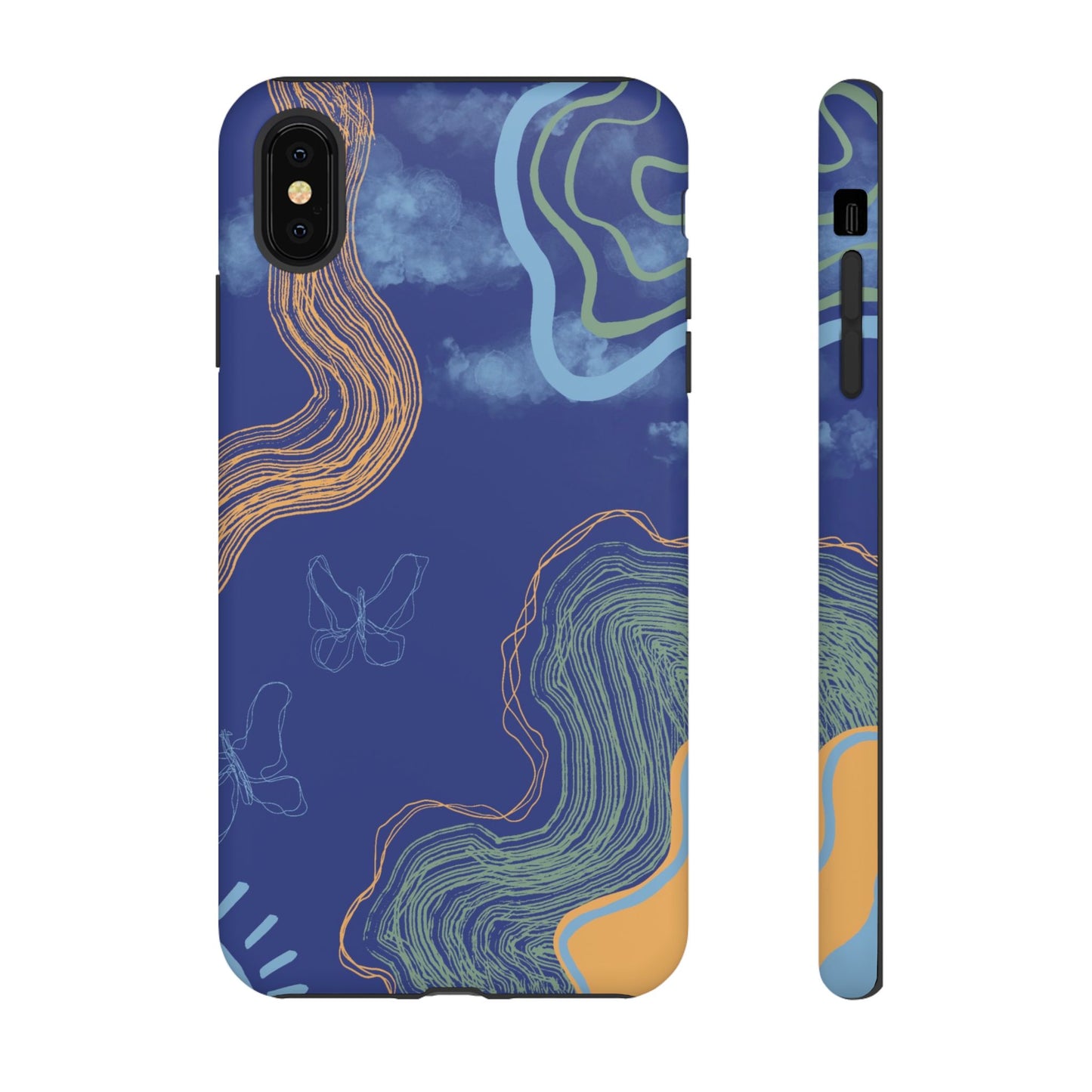 Artistic Phone Case, Abstract Phone Cover, Gift for Her, Modern Design, Boho Phone Case, Unique Phone Accessories