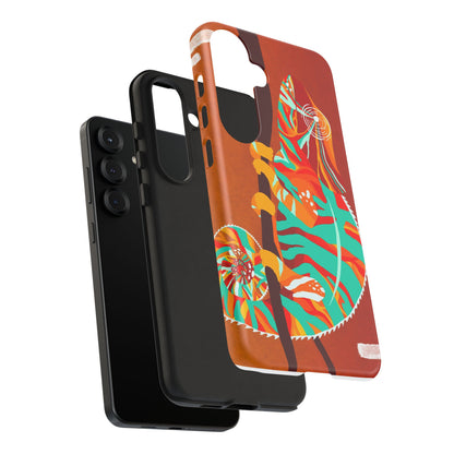 Chameleon Phone Case - Vibrant Artistic Design, Tough Cases for Animal Lovers, Unique Gift, Eco-Friendly Protection