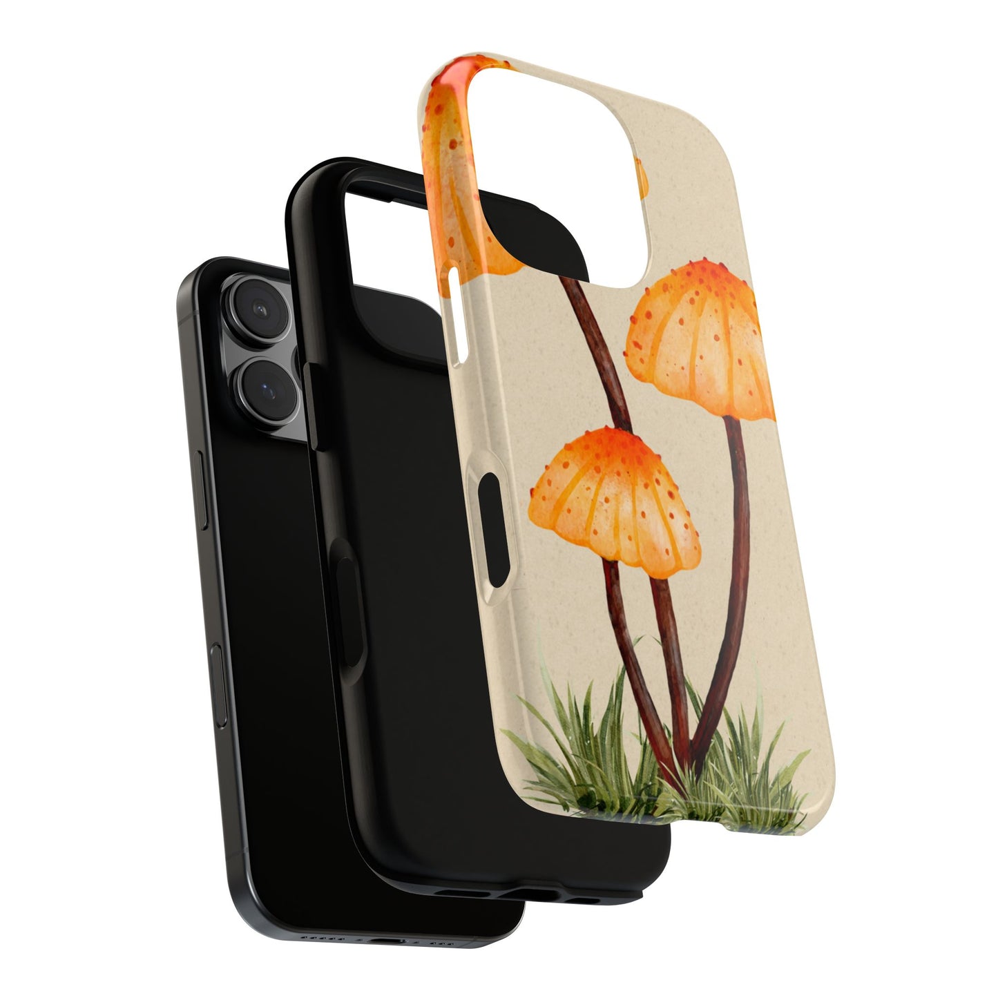 Mushroom Phone Case, Tough Cases for Nature Lovers, Unique Phone Covers, Gifts for Eco Enthusiasts, Fun Protective Cases