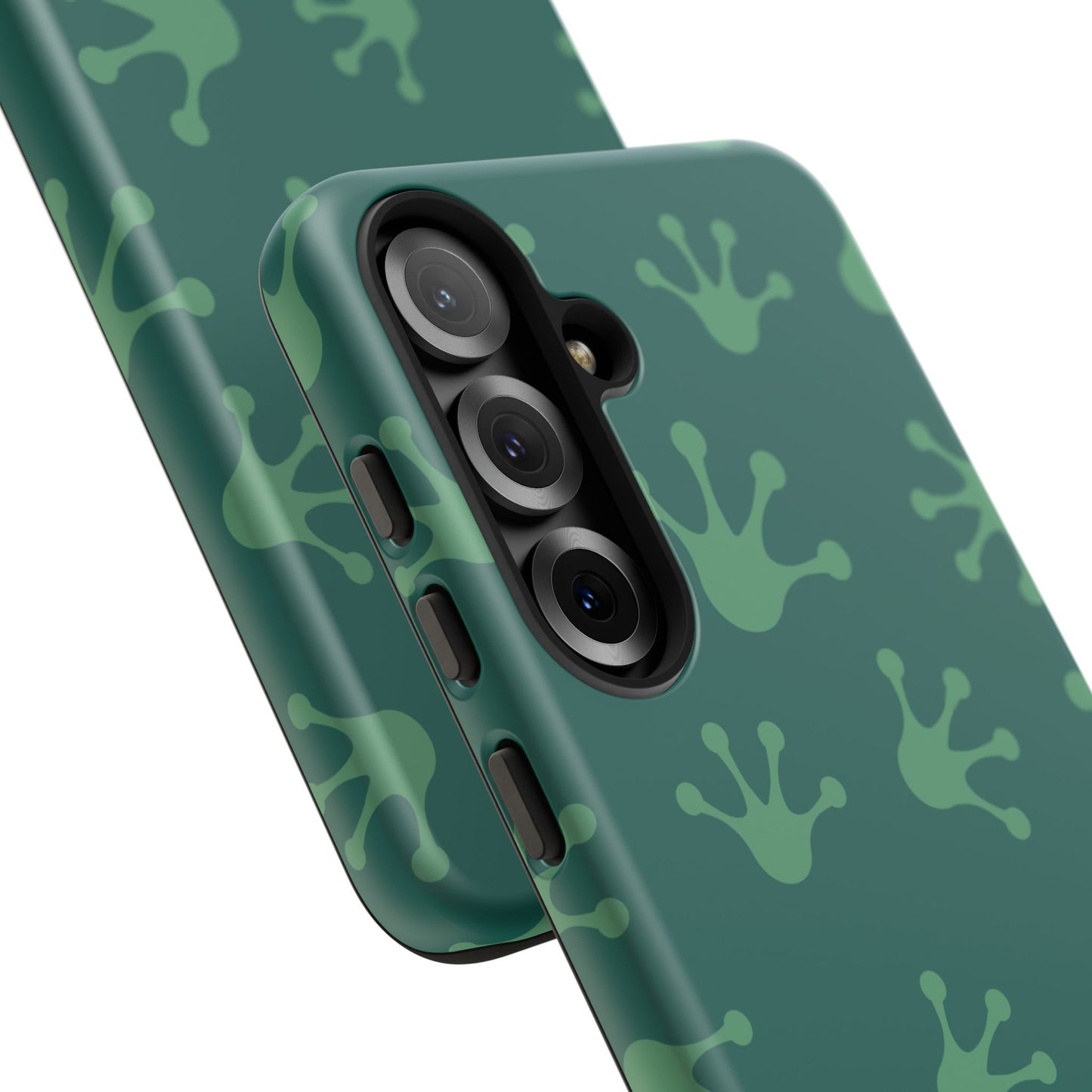 Frog Print Phone Case, Nature Lover Gift, Eco-Friendly Cover, Fun Green Design, Unique Frog Accessories