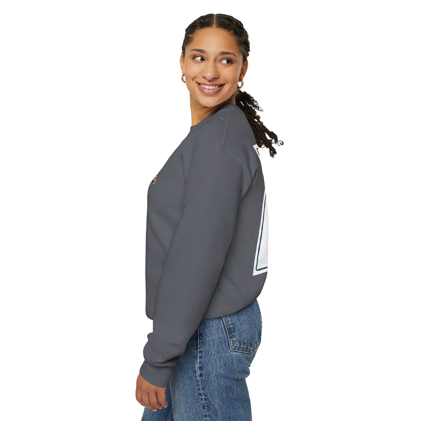 Funky Fish Crewneck Sweatshirt - Zen Frog Cozy & Calm Vibes for All, Perfect Gift for Nature Lovers, Relaxation, and Casual Wear