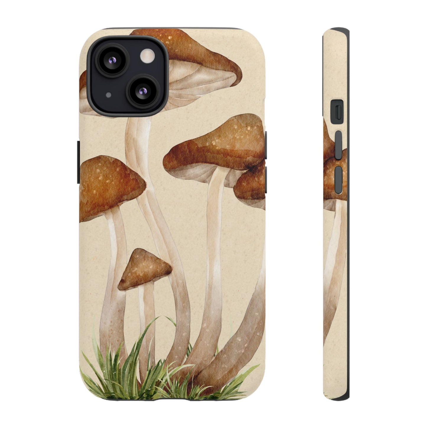 Mushroom Phone Case - Nature Lover, Eco-Friendly Gift, Cute Cell Phone Cover, Aesthetic Tech Accessory, Unique Fall Decor, Artsy Phone Cases, Cute, Gift for Her, Nature-inspired Designs, Durable Cases