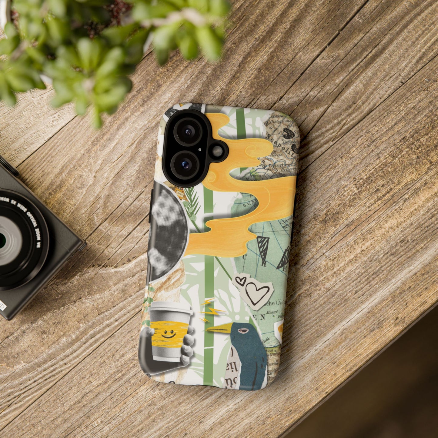 Artistic Phone Case, Unique Cell Phone Cover, Trendy Gifts for Music Lovers, Eco-Friendly Phone Accessory, Stylish Tech Gifts, Cool Cases, Unique Phone Cases