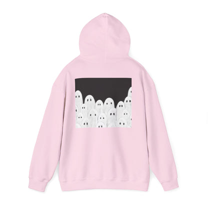 Painted Ghosts Pullover | Halloween Ghost Hoodie, Unisex Boo Sweatshirt, Spooky Gift for Fall, Cozy Halloween Apparel, Ghost Lover Hoodie, Perfect for Spooky Season