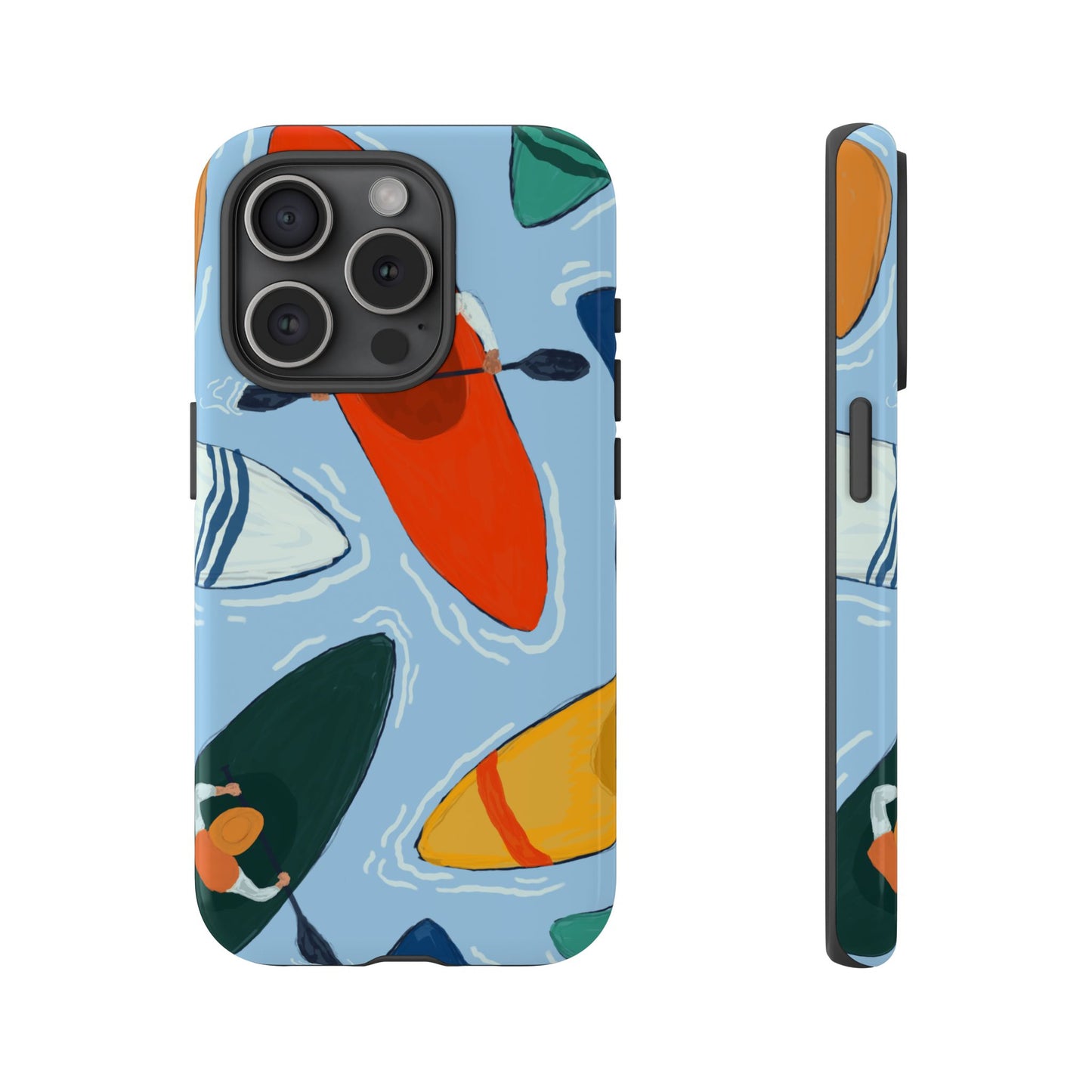 Kayak Phone Case - Tough Cases for Outdoor Enthusiasts, Birthday Gifts, Adventure Gear, Kayaking Accessories, Nature Lover Decor, Artsy Phone Cases