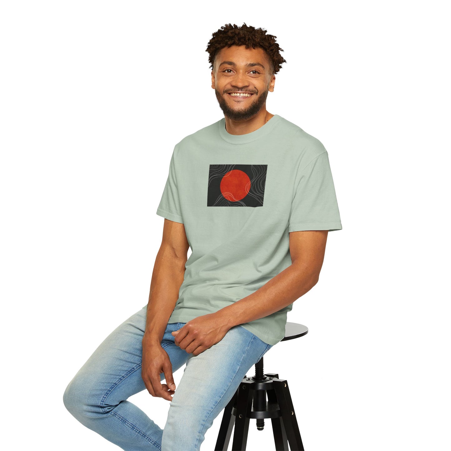 Sunset Vibes Unisex T-Shirt, Casual Summer Tee, Bohemian Shirt, Gift for Art Lovers, Men's and Women's Fashion