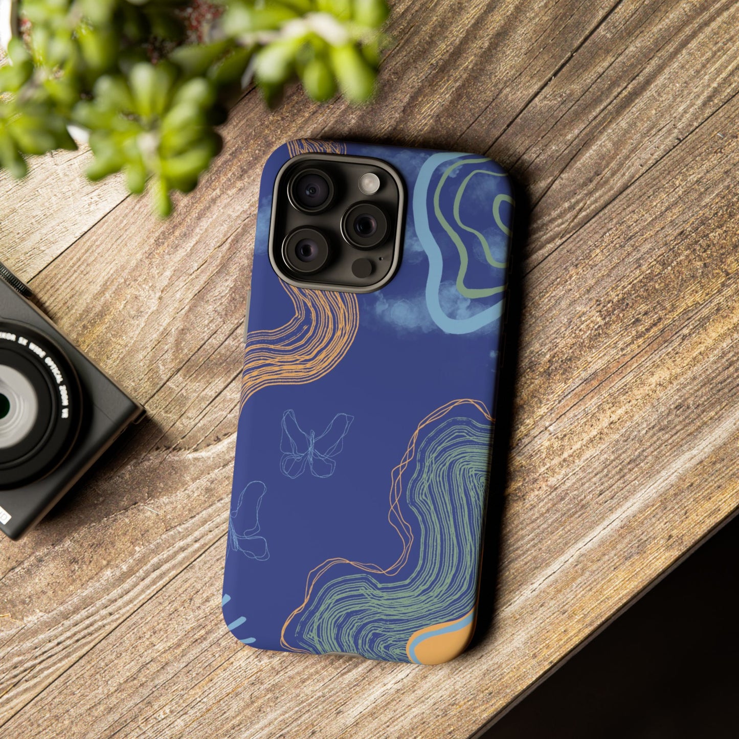Artistic Phone Case, Abstract Phone Cover, Gift for Her, Modern Design, Boho Phone Case, Unique Phone Accessories