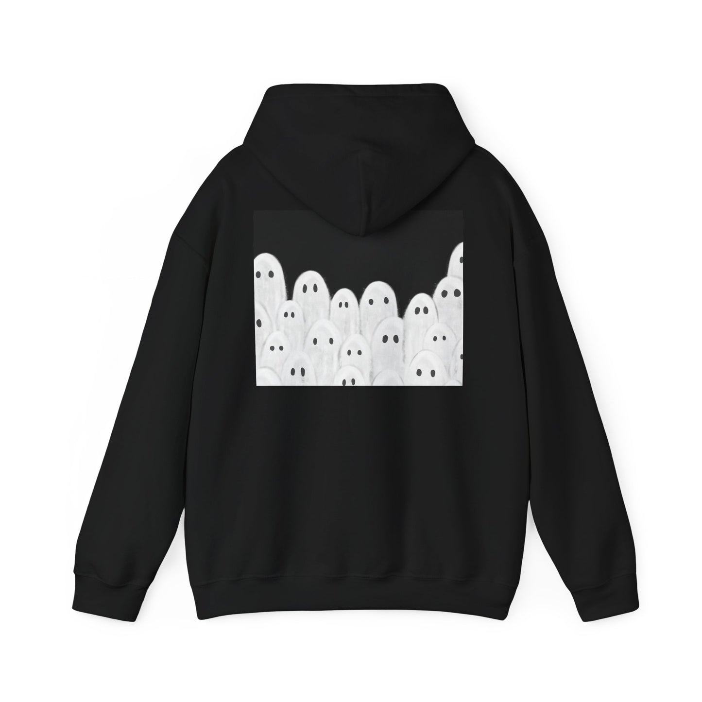 Painted Ghosts Pullover | Halloween Ghost Hoodie, Unisex Boo Sweatshirt, Spooky Gift for Fall, Cozy Halloween Apparel, Ghost Lover Hoodie, Perfect for Spooky Season