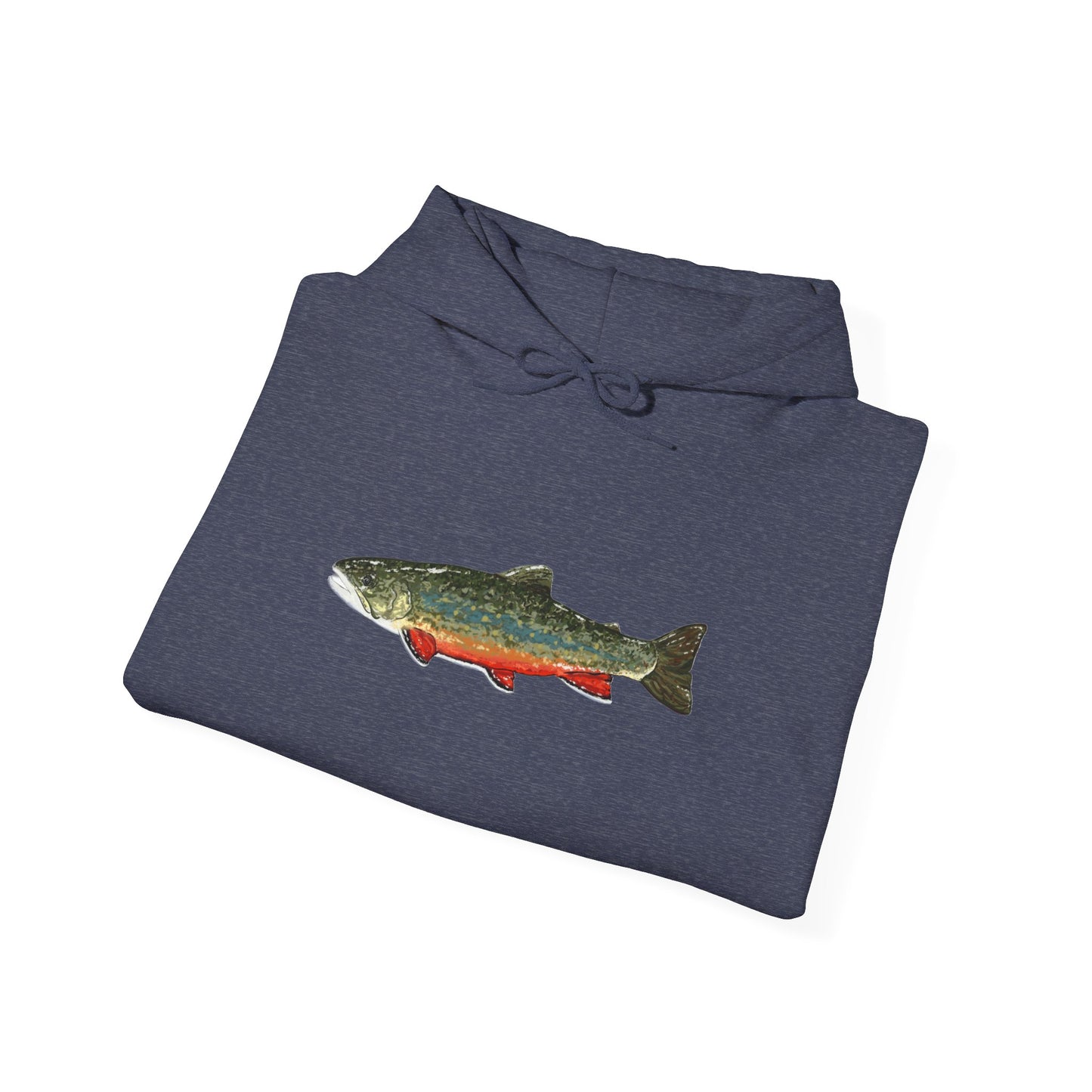 Trout Design Heavy Blend Hoodie, Fishing Gift, Outdoor Apparel, Comfortable Sweatshirt, Unisex Hoodie, Casual Fishing Wear