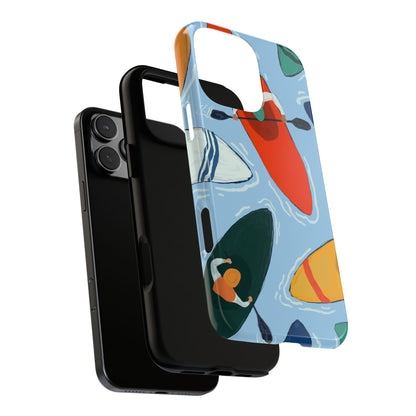 Kayak Phone Case - Tough Cases for Outdoor Enthusiasts, Birthday Gifts, Adventure Gear, Kayaking Accessories, Nature Lover Decor, Artsy Phone Cases