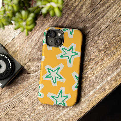 Retro Star Pattern Phone Case | Tough Cases, Colorful Cover for Phones, Phone Accessories, Gift for Her, Trendy Cases
