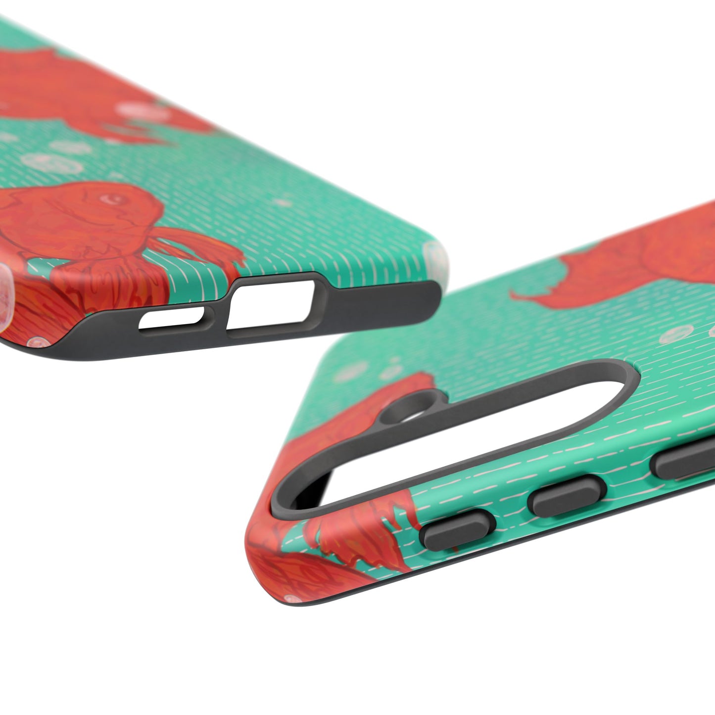 Vibrant Goldfish Phone Case, Colorful iPhone Cover, Ocean Vibe Accessory, Unique Gift for Fish Lovers, Cute Phone Cases