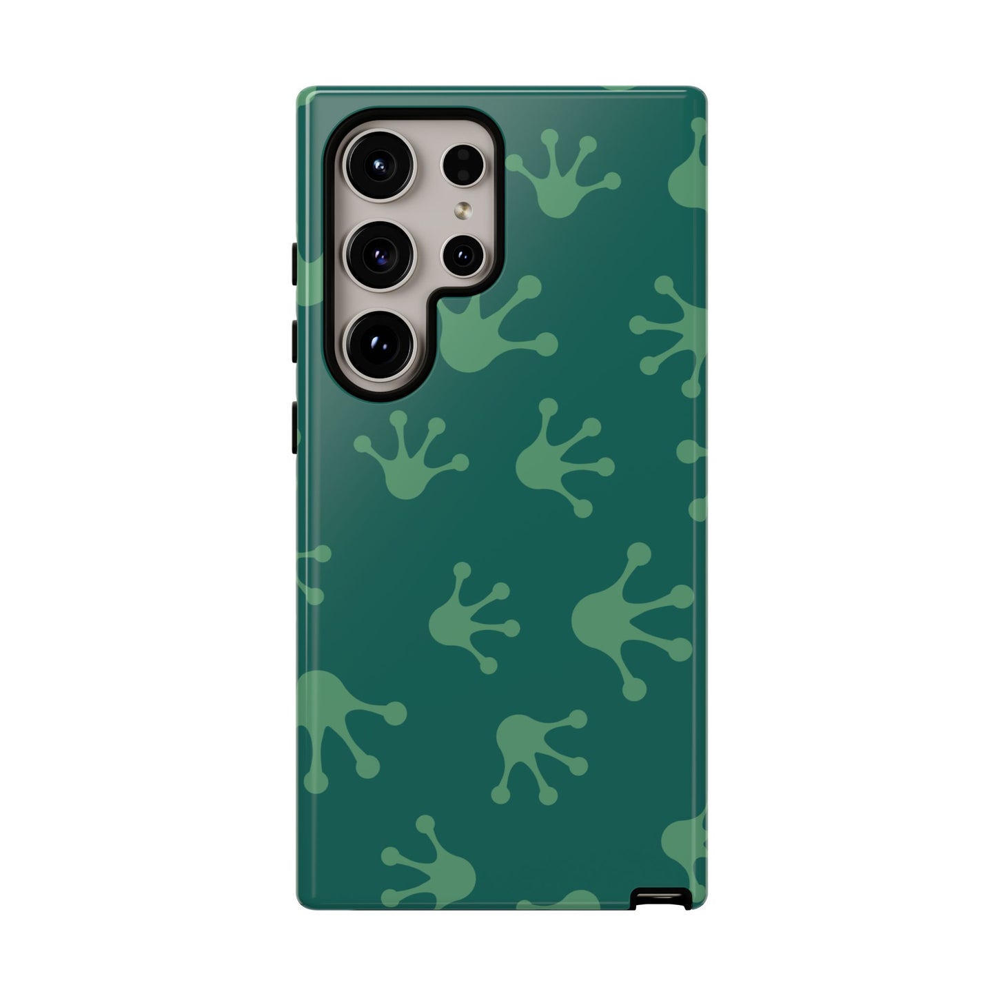 Frog Print Phone Case, Nature Lover Gift, Eco-Friendly Cover, Fun Green Design, Unique Frog Accessories