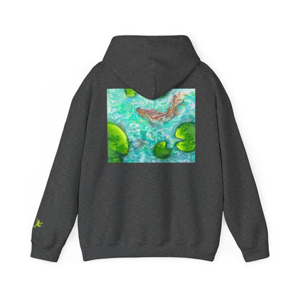 Nature-Inspired Unisex Hooded Sweatshirt, Comfortable Pullover, Casual Clothing, Eco-Friendly Gift, Chill Vibe Hoodie, Relaxing Outfit