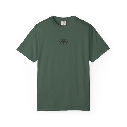 Lotus Bloom Unisex T-shirt, Soft Cotton Tee, Spiritual Gift, Meditation Wear, Casual Daily Outfit, Nature Lover Apparel