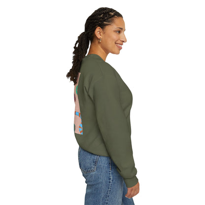 Funky Snake Unisex Crewneck Sweatshirt, Cozy Apparel, Unique Gift, Snake Art, Relaxed Style, Perfect for Casual Outings