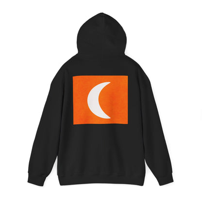 Zen Frog & Moon Unisex Hoodie, Cozy Sweatshirt for Relaxation, Gifts for Nature Lovers, Festival Wear, Everyday Comfort