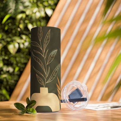Boho-Inspired Tumbler, Modern Minimalist, Matte, Gift for Her, Mother's Day Gift, Nature Tumbler