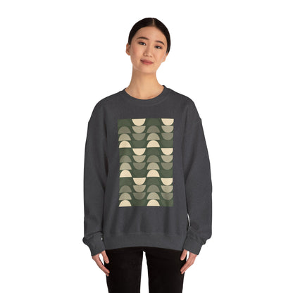 Stylish Geometric Crewneck Sweatshirt for Relaxed Vibes, Cozy Layer, Unisex Fashion Piece, Perfect Gift for Art Lovers, Casual Wear