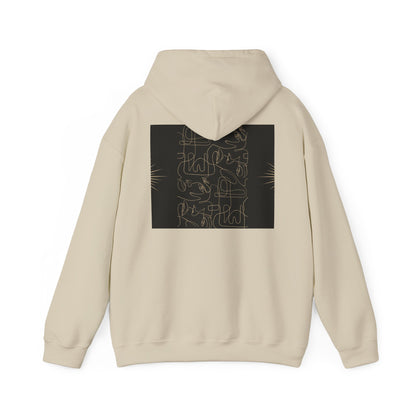 Lotus Design Hooded Sweatshirt, Unisex Hoodie, Cozy Fashion, Yoga Gift, Spiritual Apparel, Meditation Wear, Gift for Him, Gift for Her, Fall Crewneck, Autumn Vibes