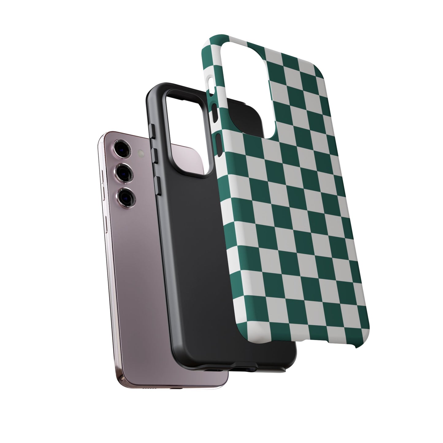 Stylish Checkered Phone Case, Protective Cover, Unique Gift, Trendy Accessory, Customizable Design, Ideal for All Ages