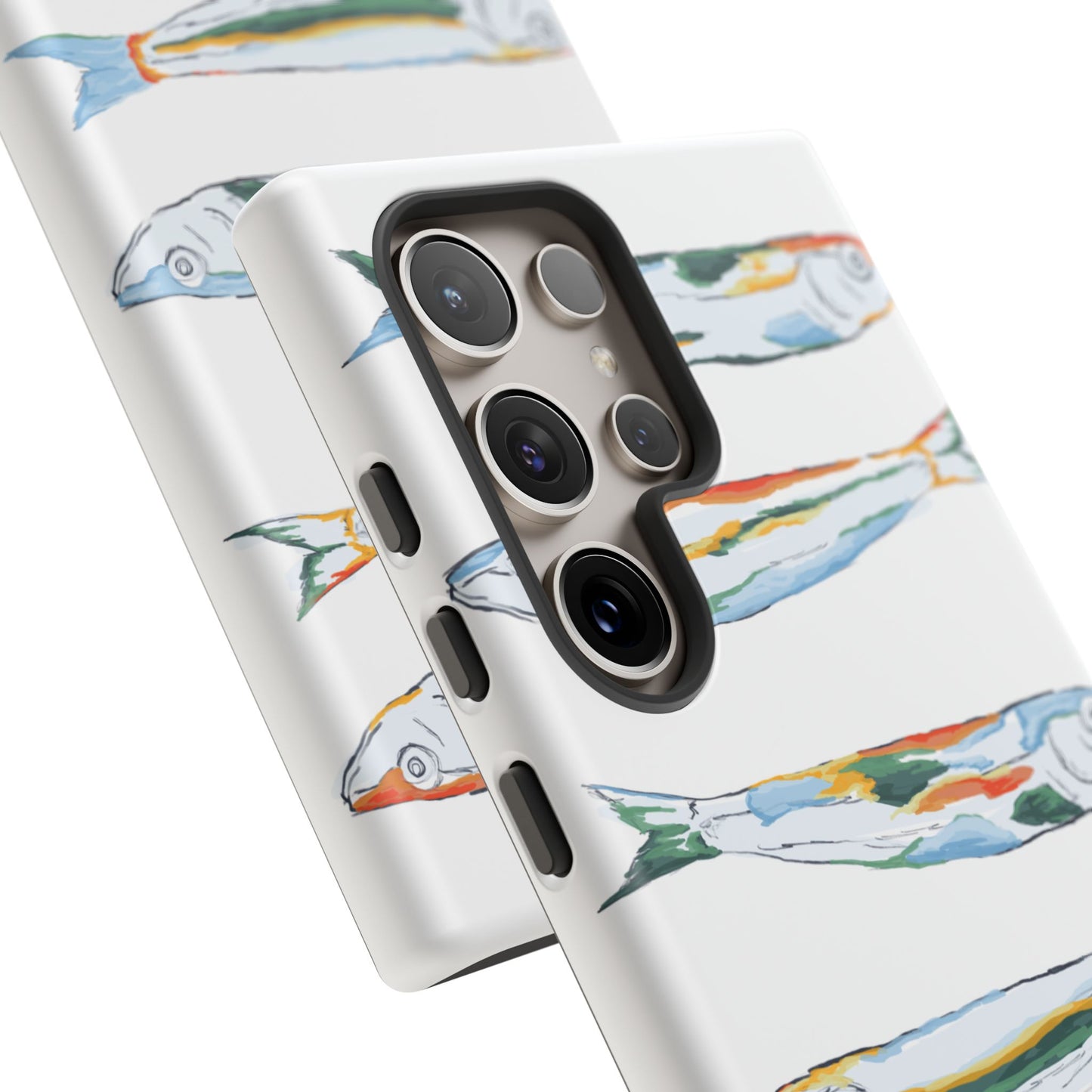 Tough Cases – Artistic Fish Design Phone Case, Unique Gift for Aquatic Lovers, Perfect for Birthdays, Holidays, and Everyday Use, Quirky Cases, Fun Phone Cases