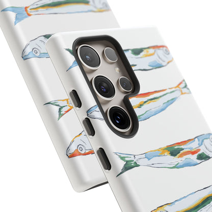 Tough Cases – Artistic Fish Design Phone Case, Unique Gift for Aquatic Lovers, Perfect for Birthdays, Holidays, and Everyday Use, Quirky Cases, Fun Phone Cases
