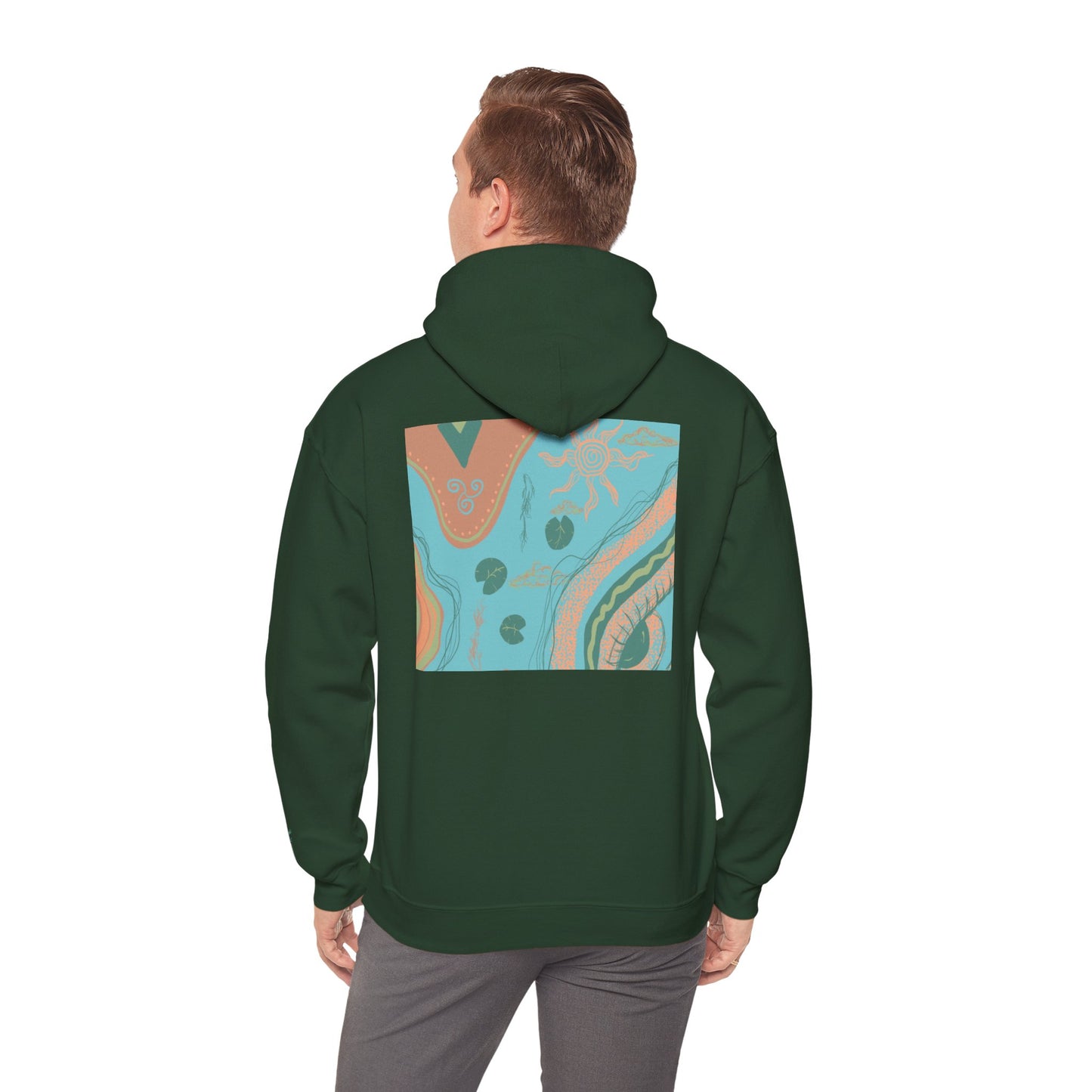 Chic Abstract Art Hoodie for Comfort & Style, Unisex Pullover, Cozy Sweatshirt, Trendy Gift for Art Lovers, Casual Outfit Must-Have